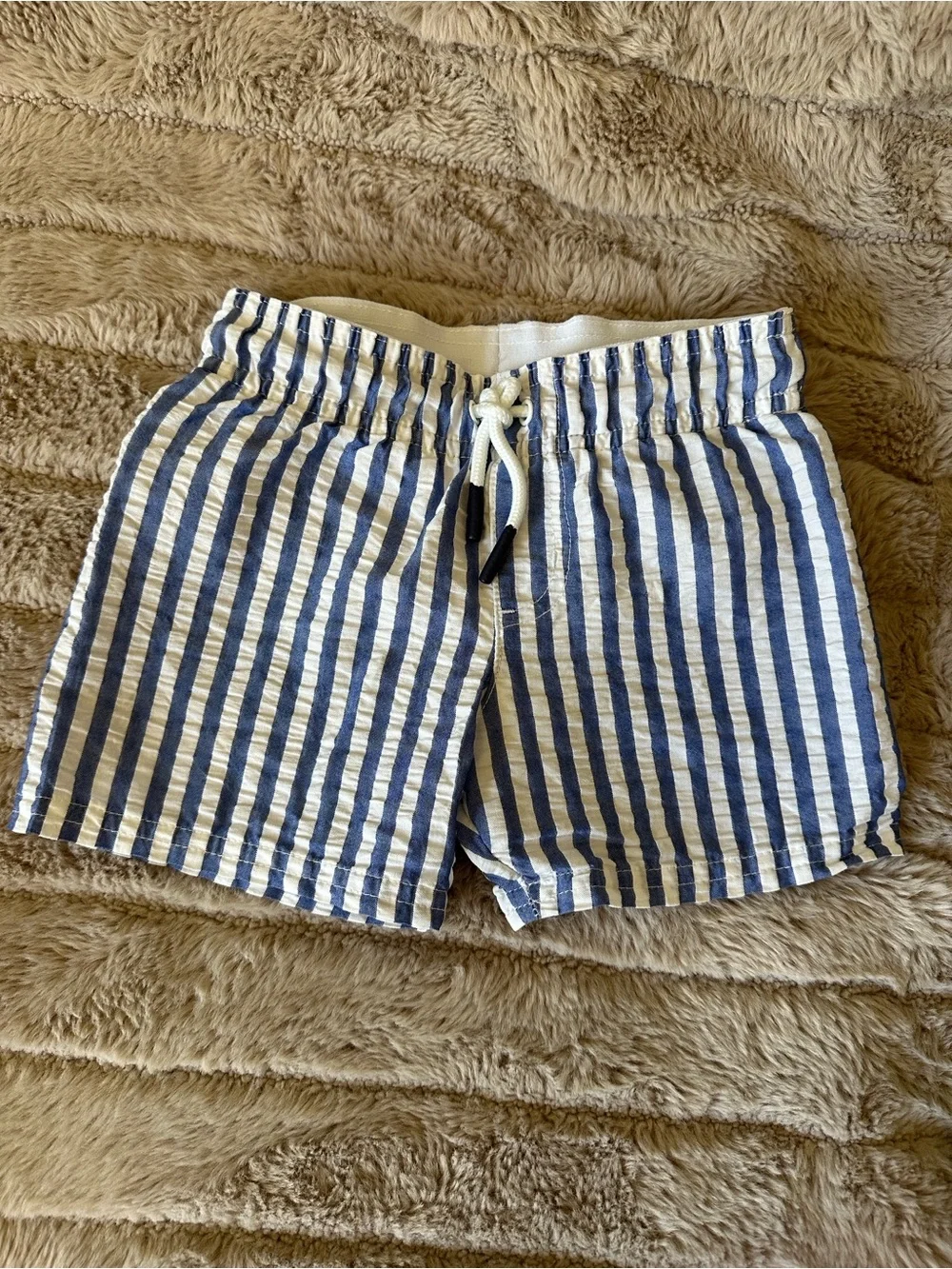 Cat & Jack Boys' Multicolor Logo and Stripe Swim Shorts Set